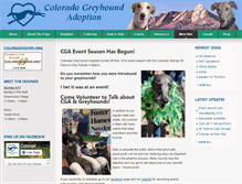 Tablet Screenshot of greyhoundadoption.com
